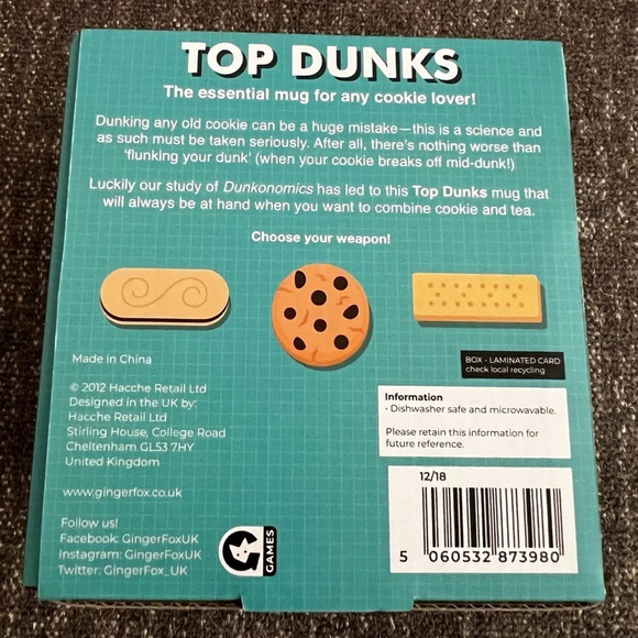 NIB “Top Dunks” Cookie Mug - Picture 4 of 8